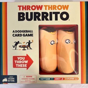 New! Never Used! Throw Throw Burrito - A Dodgeball Card Game
